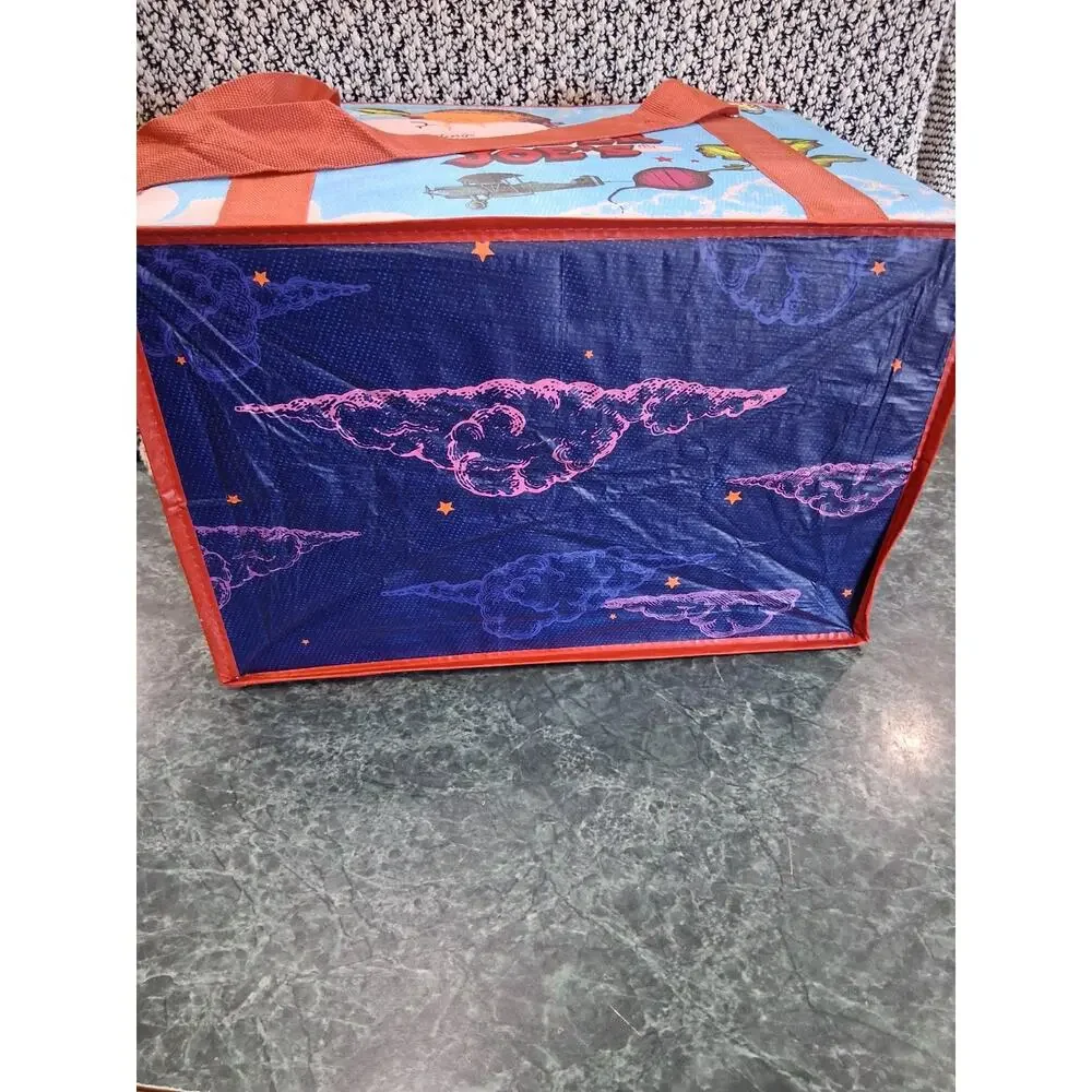 TRADER JOE'S Stand Up Collapsible Tote Grocery Bag Sturdy Durable 6 Gallon NEW